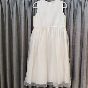 Strasburg White Formal Kids Dress